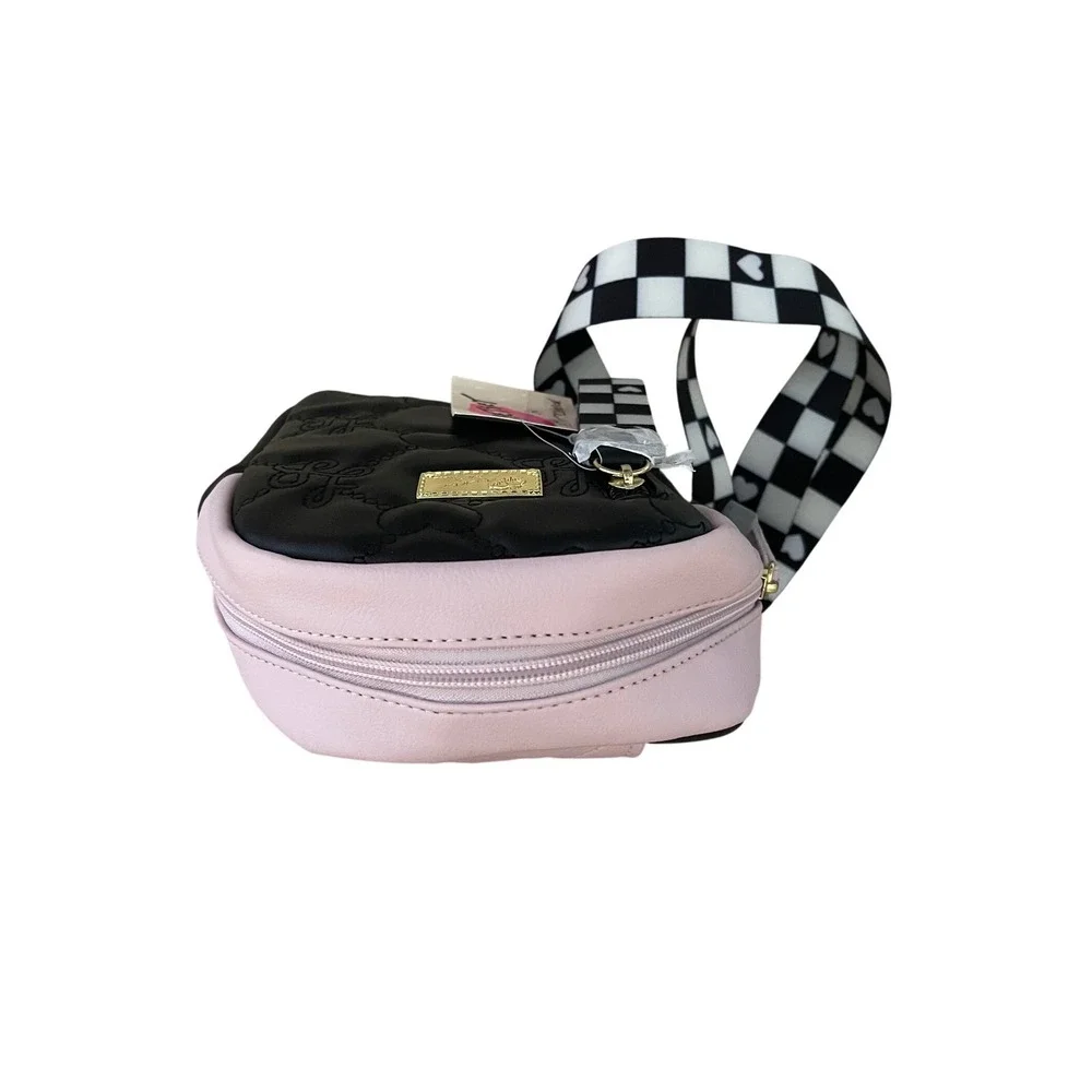 LUV BETSEY‎ BY BETSEY JOHNSON  LBLEELA Mini Sling Backpack Quilted Heart Y2K NWT